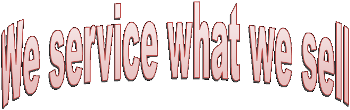 We service what we sell